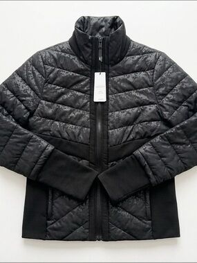 NWT Lukka Lux Hekla Quilted Jacket M Black Fatigue Camo Revolve